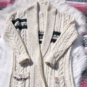 Gorgeous BP Cable Knit long cardigan